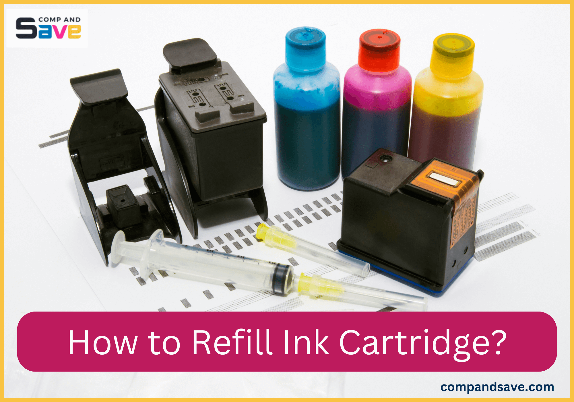 How to Refill Ink Cartridge? Printer Ink Refill Step-by-Step Guide