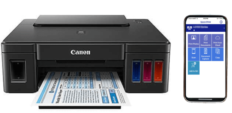 How to connect a Canon printer to an iPhone?