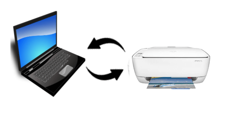 Connect printer to laptop