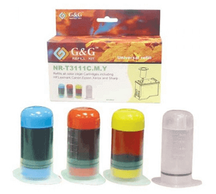 3 x 30ml Cyan/ Magenta/ Yellow Color Ink Universal Refill Kit
