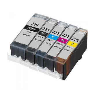Compatible Canon Ink 220 221 Ink Cartridges