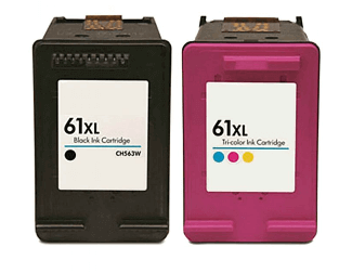 Replacement/ Remanufactured HP 61XL Ink Cartridges