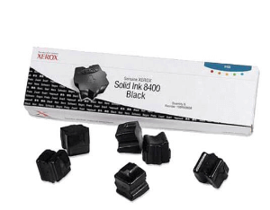 Xerox OEM Phaser 8400 (6 Black Sticks) 108R00608 Solid Ink ColorStix