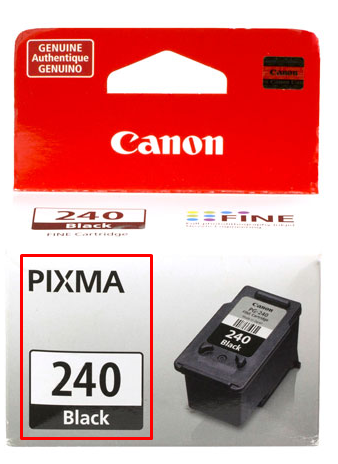 Canon PG-240 Black Ink Cartridge  - Standard Yield 