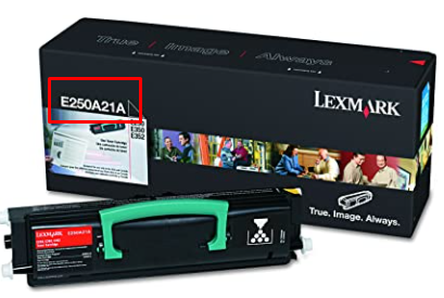 Lexmark E250A21A Black Toner Cartridge - Standard Yield