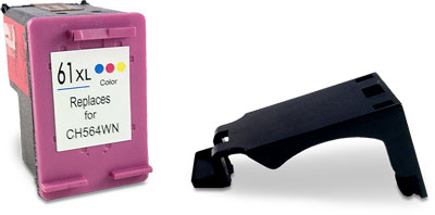 Ink with plastic protective case removed