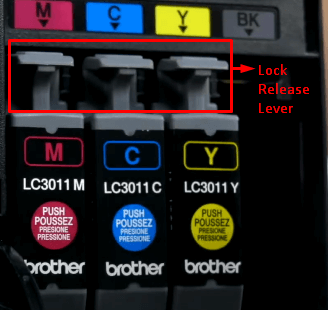lock release lever