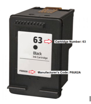 HP 63 Black