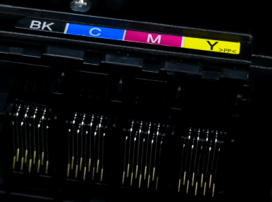 cartridge color pattern guide on printer