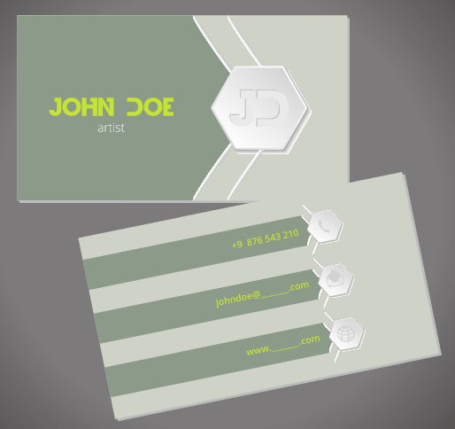 business card sample design