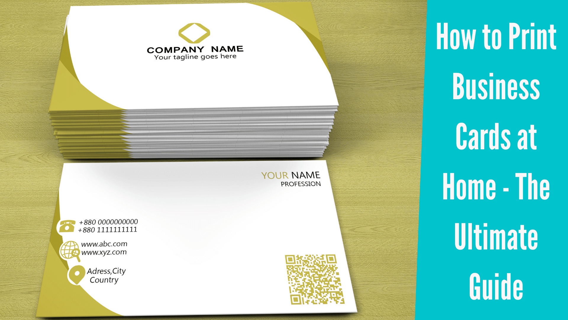 How to Print Business Cards at Home: The Ultimate Guide