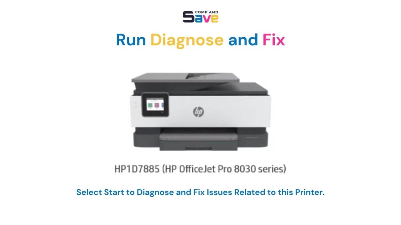Run HP Diagnose and Fix