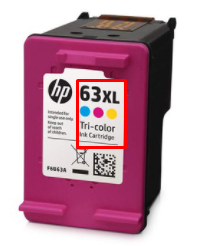  HP 63XL Tri-color Ink Cartridge - High Yield