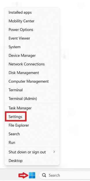 Windows 11 Setting