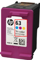 HP 63 Tri-color