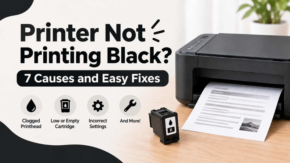 image from Printer Not Printing Black? 7 Causes and Easy Fixes