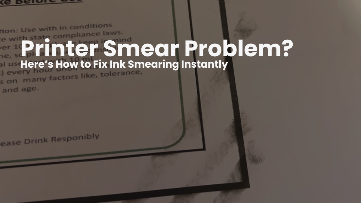 image from Printer Smear Problem? Here’s How to Fix Ink Smearing Instantly
